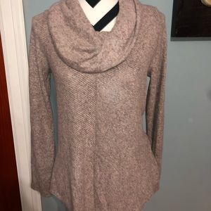Gray Cowl Sweater